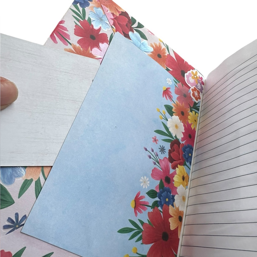 Handcrafted Colorful Altered Composition Notebook for Journaling - Picture 4 of 15
